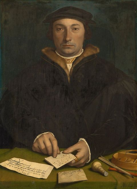 The Duisburg merchant Dirck Tybis by Hans Holbein the Younger