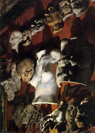 Studio Wall by Adolph von Menzel