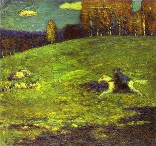 The Blue Rider by Wassily Kandinsky