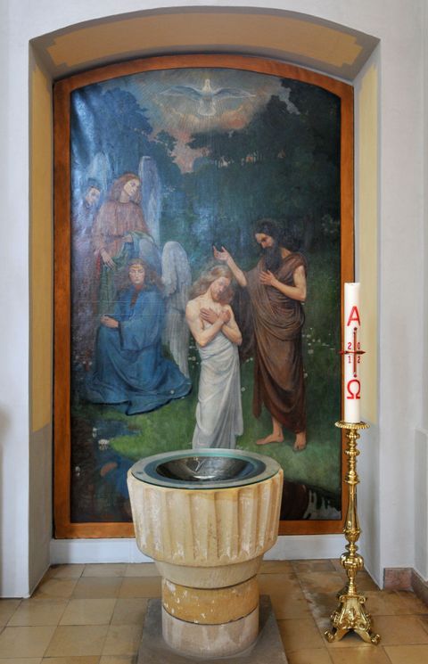 Baptism of Christ by Dominique Lang