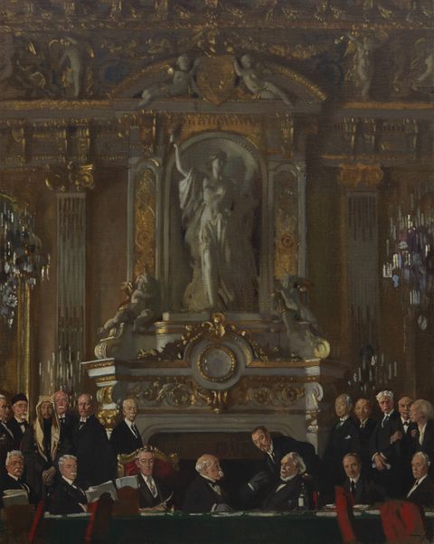 A Peace Conference at the Quai d'Orsay by William Orpen