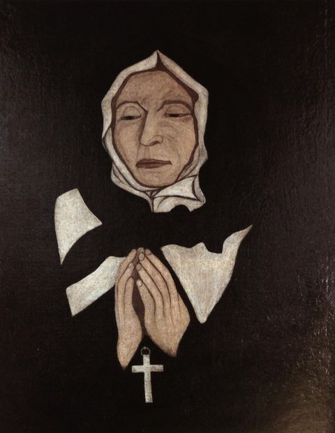 Vrai portrait de Marguerite Bourgeoys by Pierre Le Ber