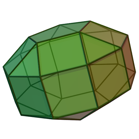 Elongated pentagonal gyrobicupola