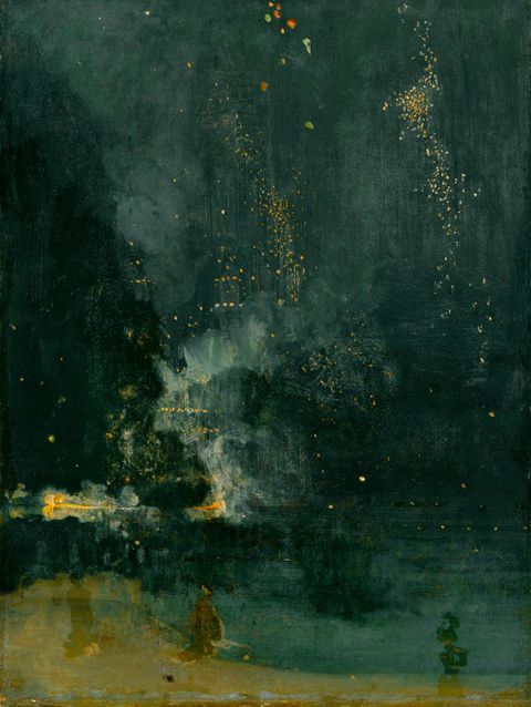 Nocturne in Black and Gold – The Falling Rocket by James McNeill Whistler