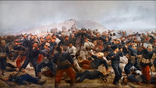 Battle of Arica - War of the Pacific by Juan Lepiani