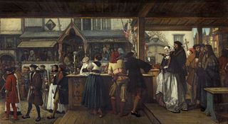 Albrecht Dürer's Visit to Antwerp in 1520 by Jan August Hendrik Leys