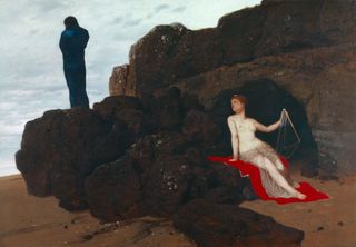 Odysseus and Calypso by Arnold Böcklin