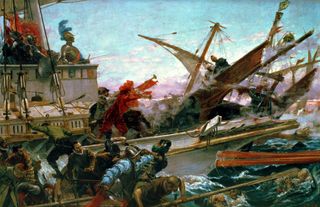 The Battle of Lepanto by Juan Luna