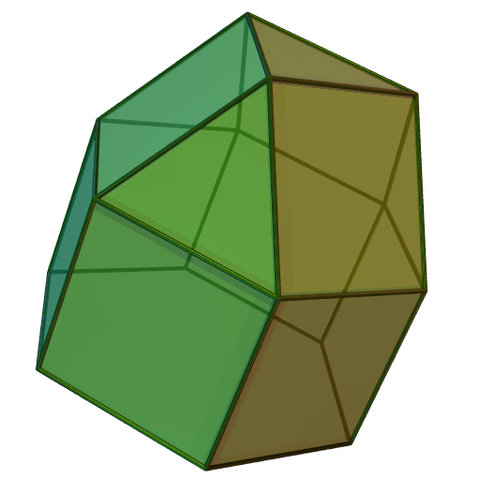 Elongated triangular cupola