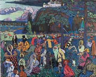 Colorful Life by Wassily Kandinsky