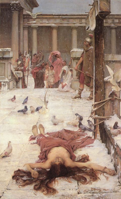 Saint Eulalia by John William Waterhouse