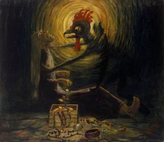 Death of the miser by Aleksander Promet