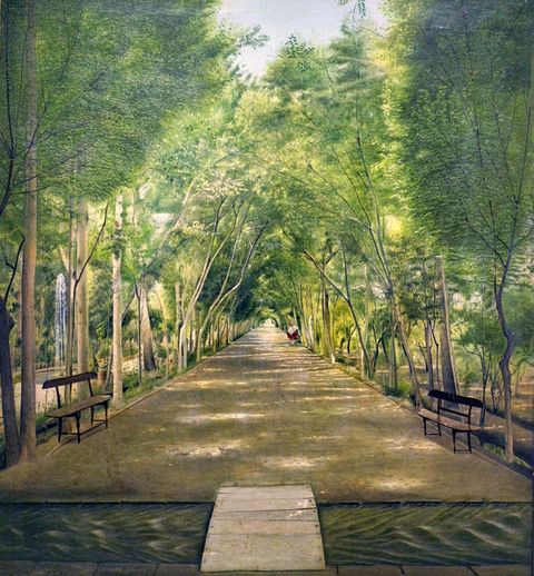 The Doshan Tappeh Street by Kamal-ol-molk