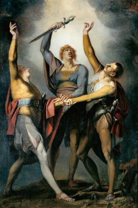 The Oath on the Rütli by Henry Fuseli