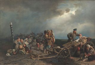 Halt for prisoners by Valery Jacobi
