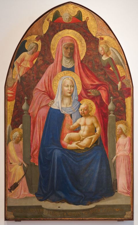 Virgin and Child with Saint Anne by Masolino da Panicale
