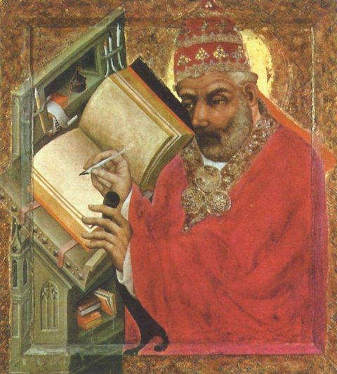 St Gregory by Theodoric of Prague