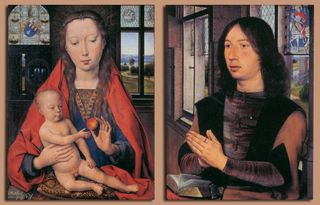 Diptych of Maarten van Nieuwenhove by Hans Memling