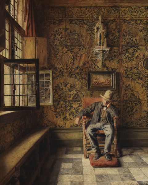 The Man on the Chair by Henri de Braekeleer