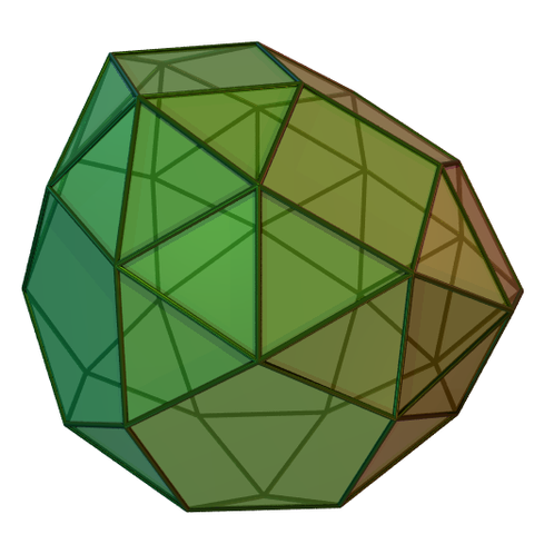 Gyroelongated pentagonal cupolarotunda