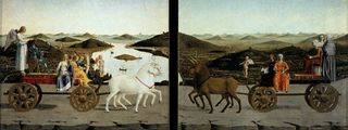 Diptych of Federico da Montefeltro and Battista Sforza by Piero della Francesca