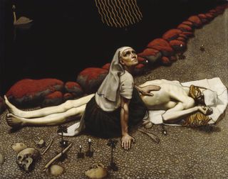 Lemminkäinen's Mother by Akseli Gallen-Kallela