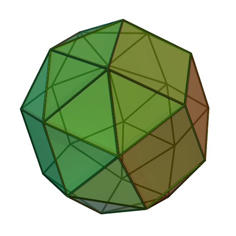 Gyroelongated square bicupola