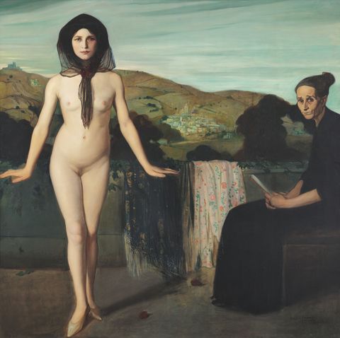 The Nude Ballerina by Ángel Zárraga
