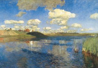 Lake. Russia by Isaac Levitan