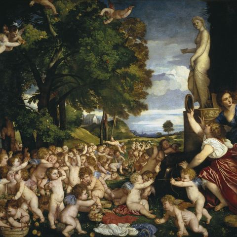 The Worship of Venus by Titian
