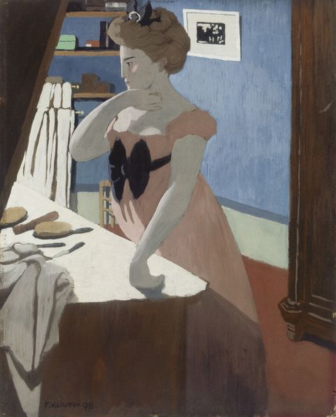 Misia à sa coiffeuse by Félix Vallotton