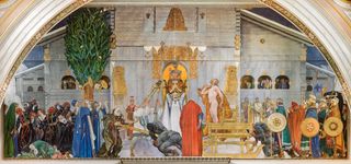 Midwinter's Sacrifice by Carl Larsson