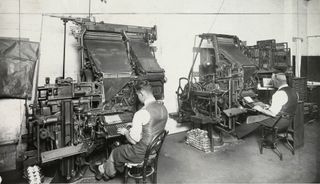 Linotype machine