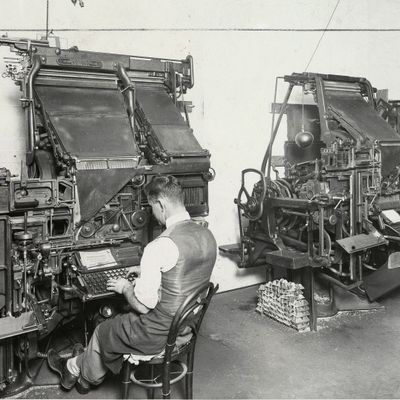 Linotype machine