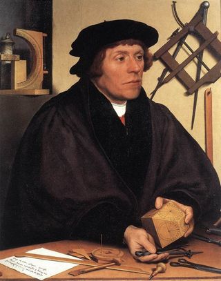 Portrait of Nicholas Kratzer by Hans Holbein the Younger