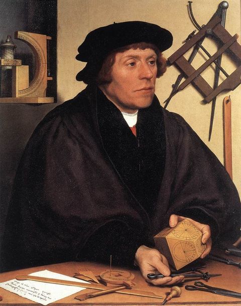 Portrait of Nicholas Kratzer by Hans Holbein the Younger