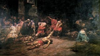 Spoliarium by Juan Luna