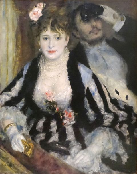 La loge by Pierre-Auguste Renoir
