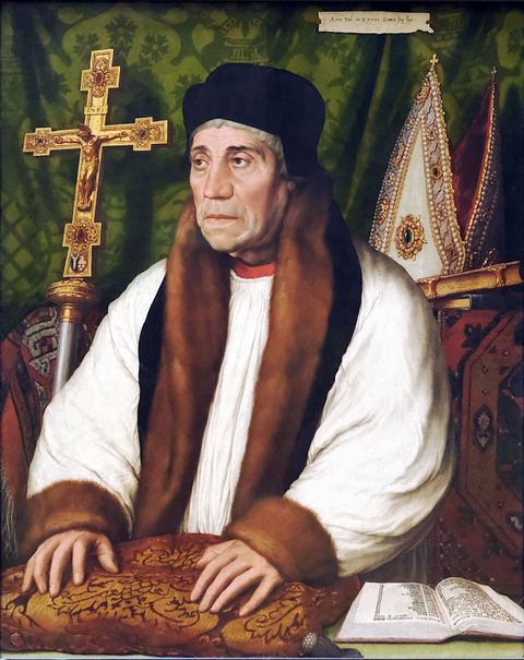 Portrait of William Warham by Hans Holbein the Younger