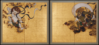 The Gods of Wind and Thunder by Tawara Sōtatsu