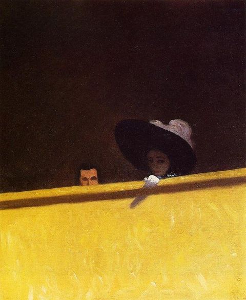 Box Seats at the Theater, the Gentleman and the Lady by Félix Vallotton