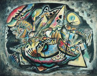 Grey Oval by Wassily Kandinsky