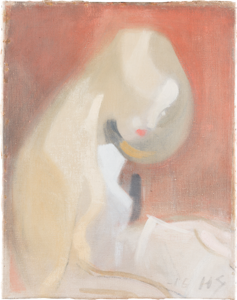Girl with Blonde Hair by Helene Schjerfbeck