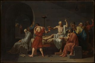 The Death of Socrates by Jacques-Louis David