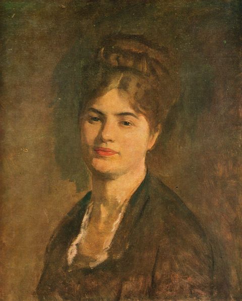 Portrait of Zettine Urechia by Nicolae Grigorescu