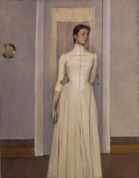 Portrait of Marguerite Khnopff by Q559559