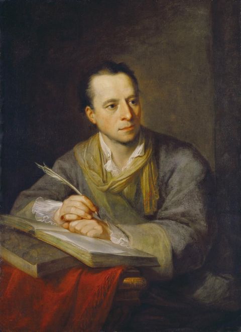 Portrait of Winckelmann by Angelica Kauffmann