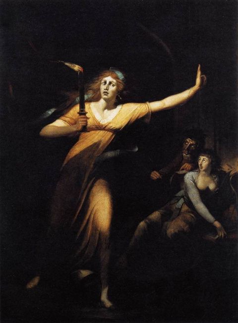 The sleepwalking Lady Macbeth by Henry Fuseli