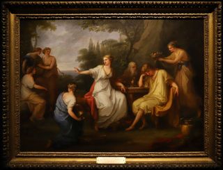 The Sorrow of Telemachus by Angelica Kauffmann